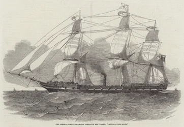 Das neue Schiff der General Screw Steam-Ship Company, Queen of the South